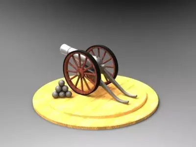 Canon model cannon Free 3D print model