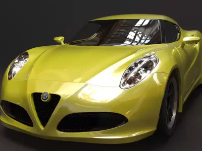 Alfa Romeo 4C 3D model