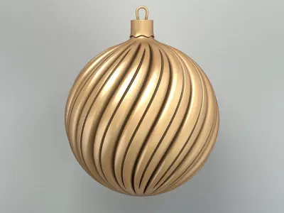 Christmas Balls collection 03 3D model