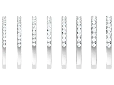 HALF ETERNITY BAND 3D print model