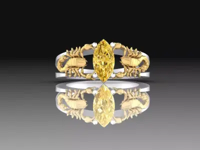 Ring Scorpions  3D print model