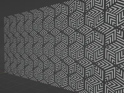 Wall wood seamless set2 V26 3D model