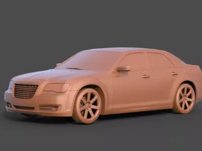 Chrysler 300C  3D print model