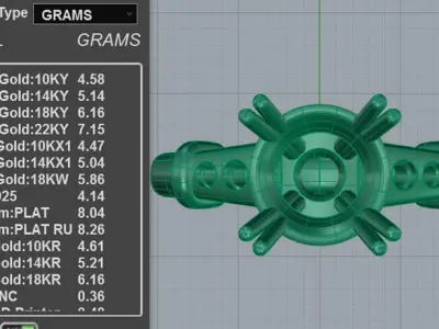 2 Carat Diamond Ring 3D print model