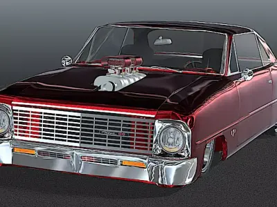 66 Nova Pro Street - High Poly 3D model