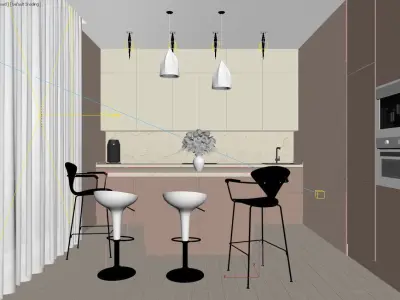 Modern Kitchen 3D model