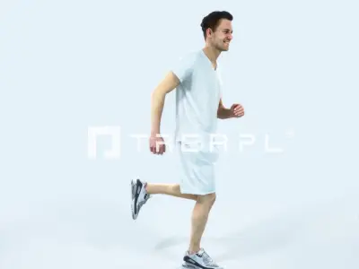 Virtue 02M Running Jogging Football Sports Man Low-poly 3D model