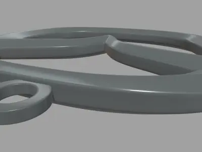 Mazda Key Ring Chain 3D print model