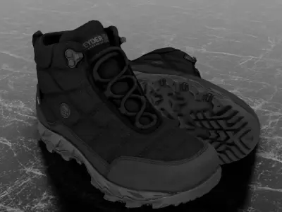 GREYDER X PRO - 3D BOOTS  Low-poly 3D model