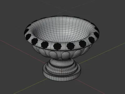Garden vase 3D model