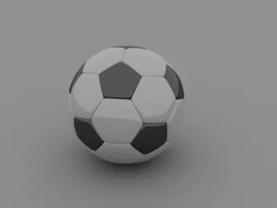 Free 3D Football model Free 3D model