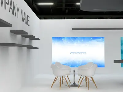 3d model Booth  3D model