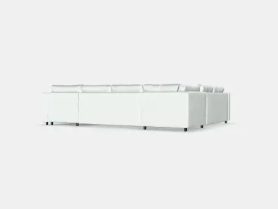 VIMLE corner sofa 5-seater Low-poly 3D model