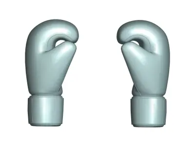 boxing gloves  3D model