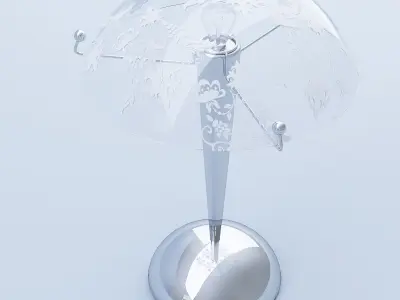 Glass Lamp  3D model
