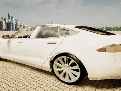 3d Twinmotion Car model- Tesla S 3D model