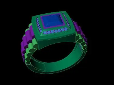 Rings 3D print model