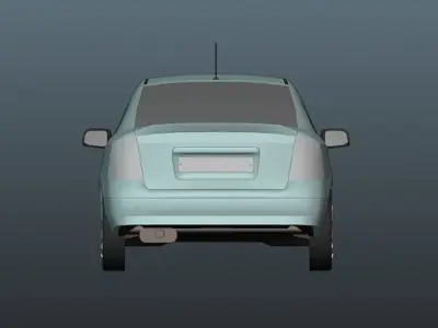 Opel Holden Chevrolet Vauxhall Astra G 1998 to 2004 Low-poly 3D model