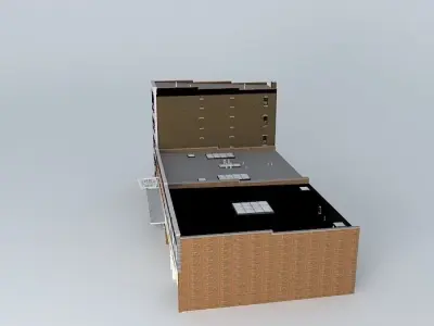Building Row Free 3D model