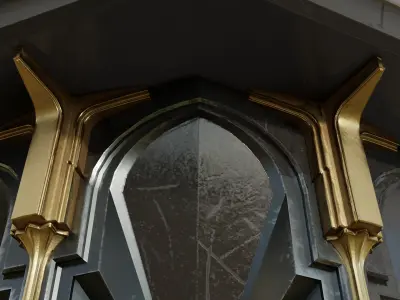 center muqarnas Low-poly 3D model