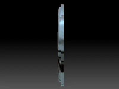 A stylized bull 3D print model