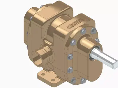 External Gear Pump  3D model