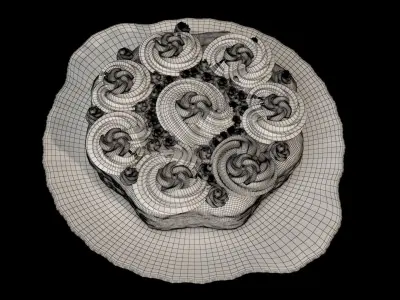Cream Cake 3D model