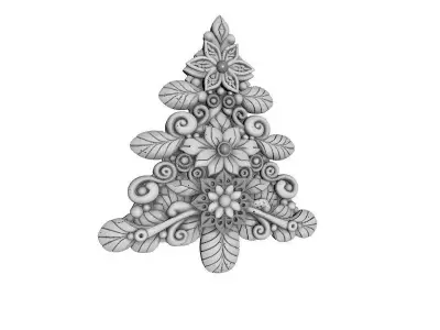 Christmas Tree 3D Printable Model 3D print model