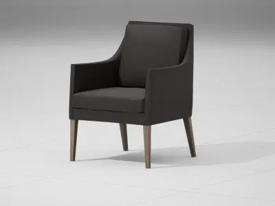 Flexform Pat Chair UE4 Low-poly 3D model