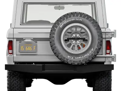 Ford bronco 1975 custom 3D model
