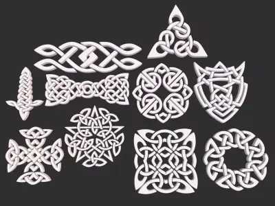 Celtic ornament  3D model