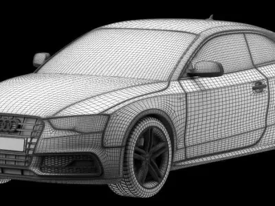 Audi s5 coupe 2012 3D model