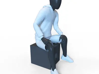 Man Mannequin  3D model