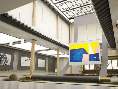 Hanok Korean Heritage Gallery Place 3D model