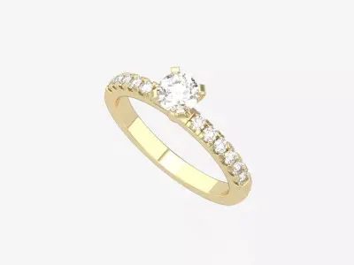 gold ring code 11 3D print model