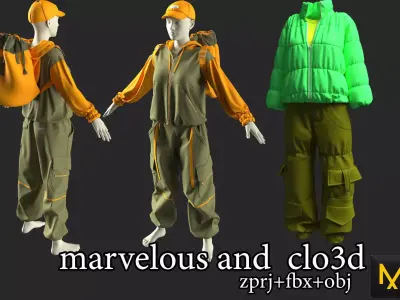 3d game clothes 3D model