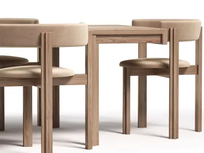 PRINCIPAL Chair and Table 3D model
