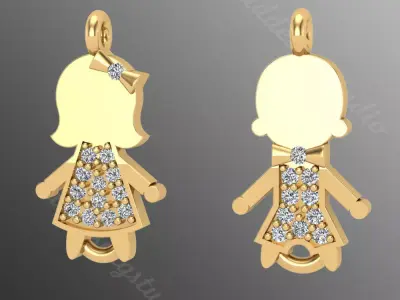 Pendant kt10 3D print model