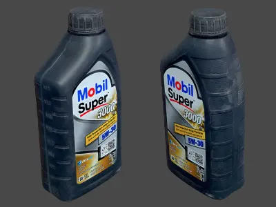 Motor Oil Bottle 3D model order
