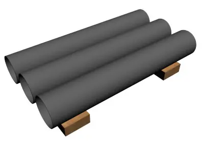 4in Thin Wall Pipe 3D model