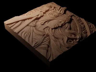 Frigg CNC 3d Print High Relief Sand Casting 3D print model