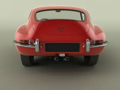 Jaguar E-type Coupe Mk1 3D model