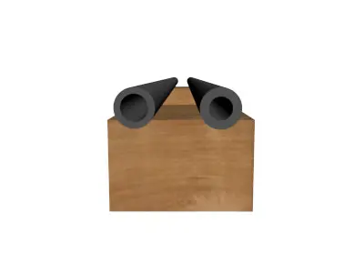 1 4in Pipe 3D model