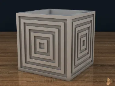 VASE 018 3D print model