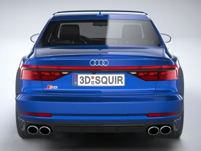 Audi S8 2022 3D model