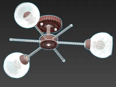 de-markt-city-vita-220011903 three light ceiling fixture 3D model