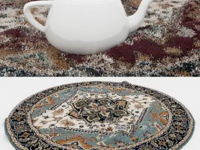 Rugs No 4 Low-poly 3D model