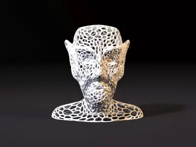 Nosferatu Voronoi 3D print model