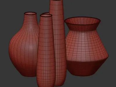 vases 001 3D model