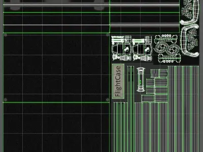 Flight case 3D model